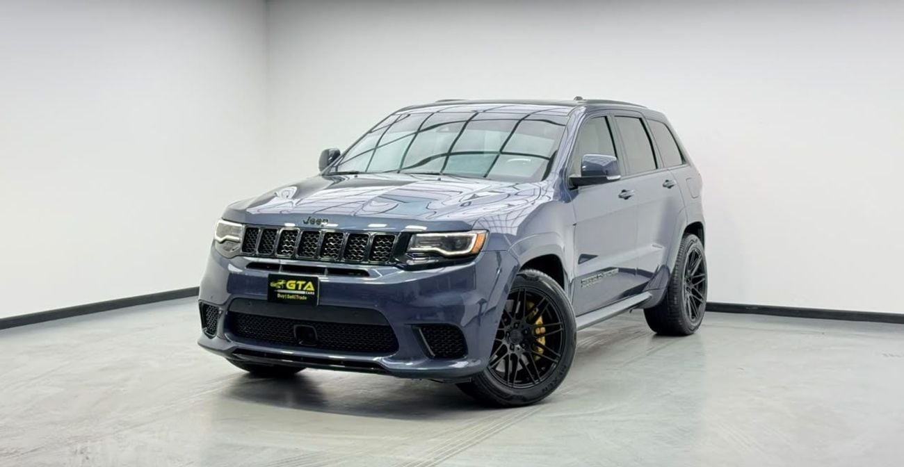 جيب جراند شيروكي TRACKHAWK جيب جراند شيروكي تراك هوك 2021، معدلة بالكامل، داخلية من ألياف الكربون، كاملة المواصفات، أمريكية الص