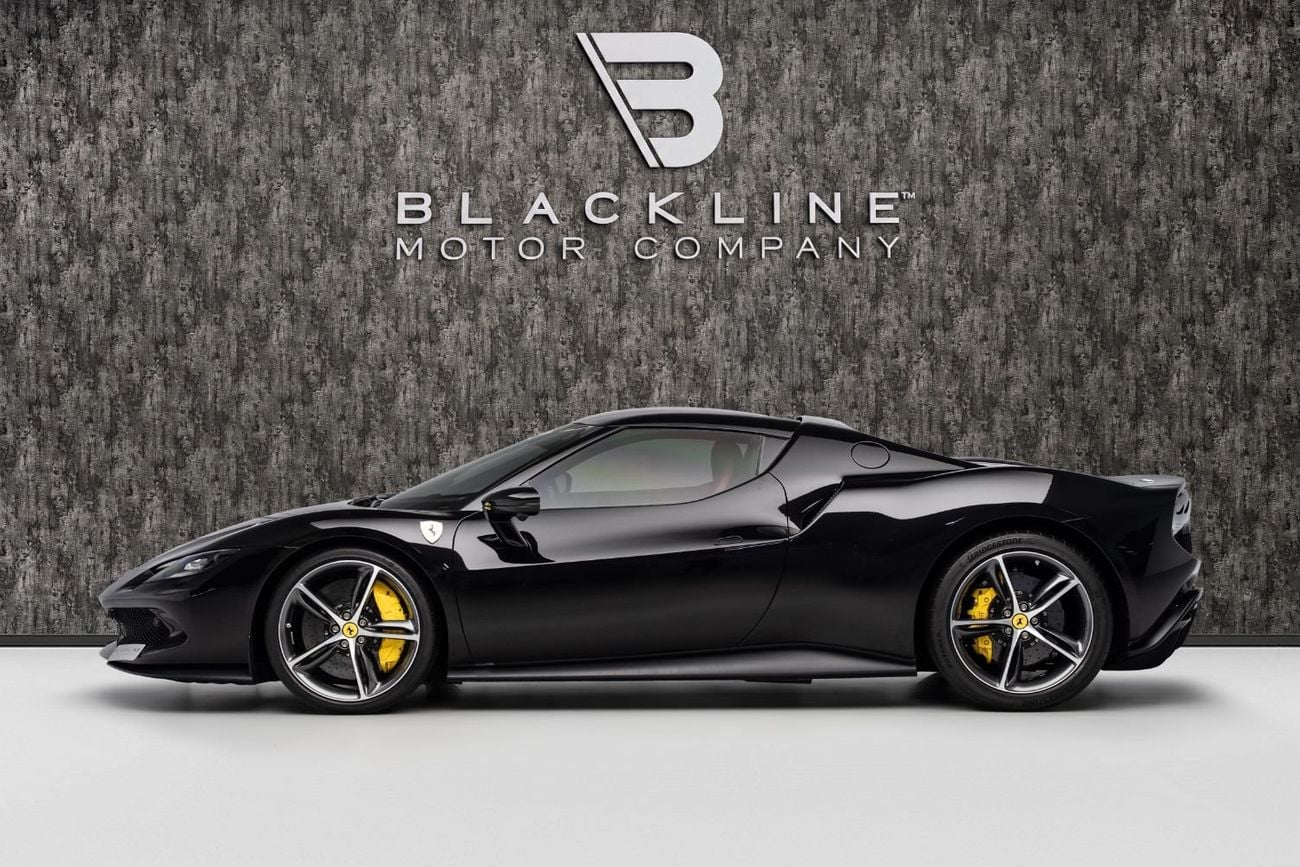 Ferrari 296 GTB BUY NOW, PAY 2027 | THE BLACKLINE STANDARD | Warranty, Ferrari Service Contract, Low KMs, GCC