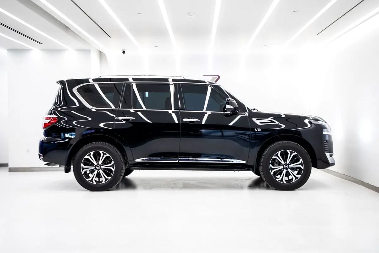 نيسان باترول LE TITANIUM TITANIUM | V8 | GCC | WARRANTY AND CUSTOMER SERVICE | EXCELLENT CONDITION