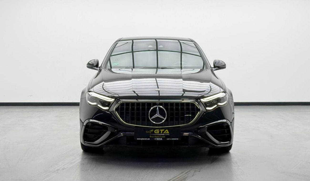 مرسيدس بنز E 53 AMG 4MATIC+ HIGH مرسيدس بنز E53 S AMG موديل 2026، ضمان مرسيدس بنز حتى 2030، مقصورة داخلية من ألياف الكربون، عداد كيلو