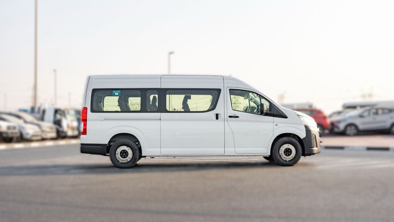 تويوتا هاياس DX Toyota Hiace High Roof Black Bump 3.5l A/T White color 2026 Model