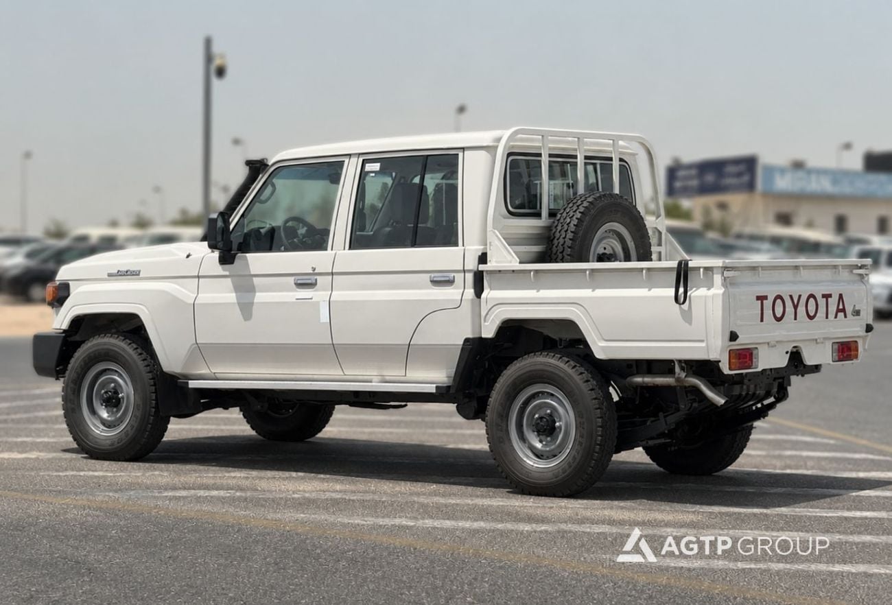 تويوتا لاند كروزر 70 Double Cab 4.2L ديزل | دفع رباعي | ناقل حركة يدوي | كابينة مزدوجة | 2026 | تصدير إلى أفريقيا