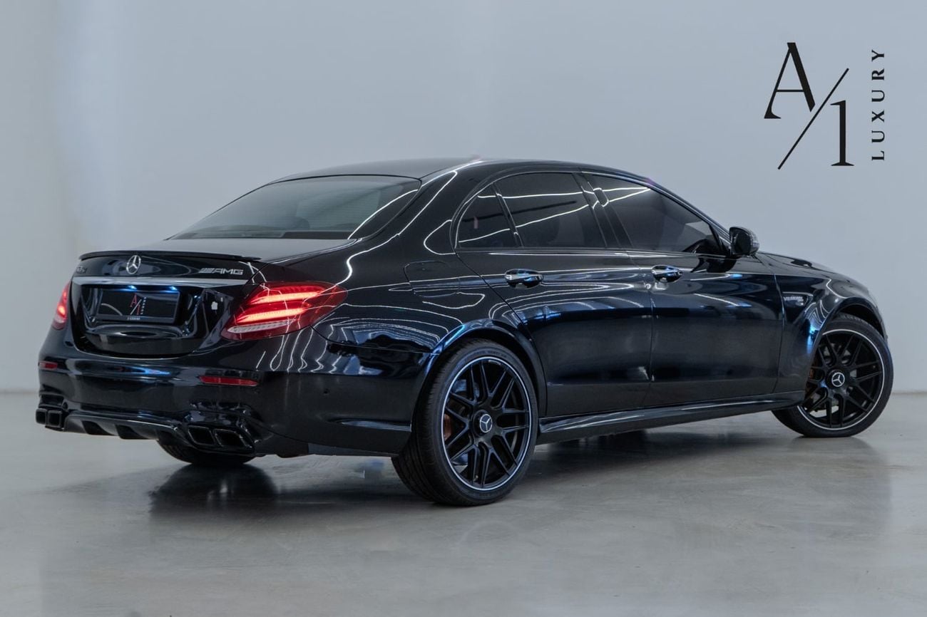 مرسيدس بنز E 63 AMG S موديل 2018، بحالة ممتازة، كاملة المواصفات، بمواصفات خليجية