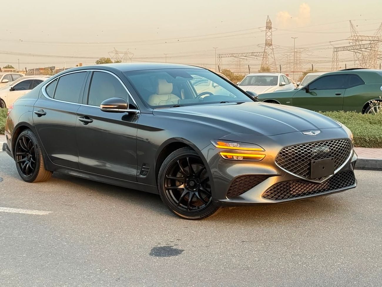 جينيسس G70 PREMIUM *GENESIS G70* Left Hand Full option Specs: *USA* Year: *2022* -*Original 5 Seats* push start BSM
