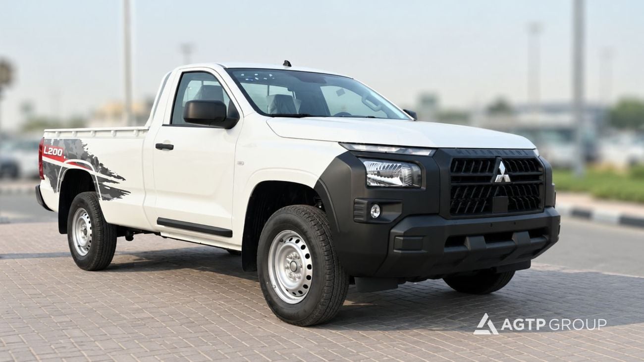 ميتسوبيشي L200 GL محرك ديزل سعة 2.4 لتر | ناقل حركة يدوي | دفع رباعي | كابينة مفردة | مواصفات خليجية | خيار أساسي | أب