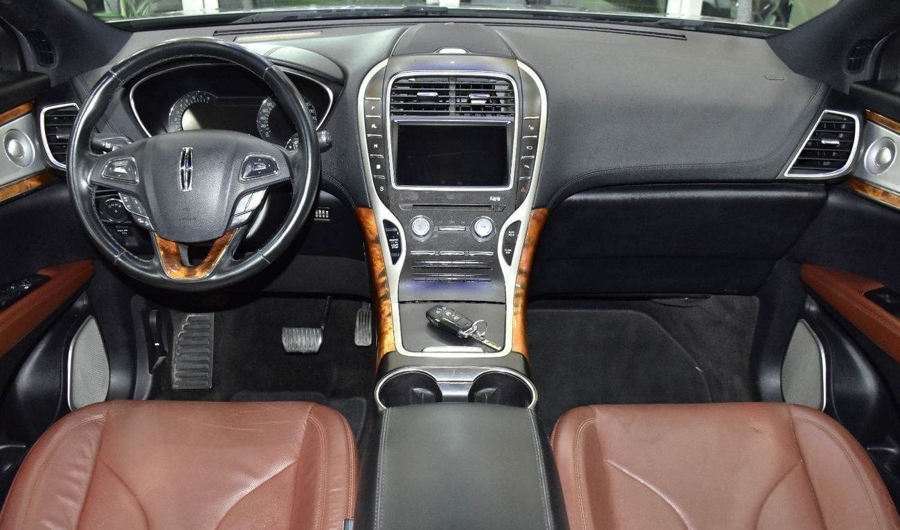 Lincoln MKX RESERVE EXCELLENT DEAL for our Lincoln MKX 2.7 ECOBoost AWD ( 2016 Model ) in Beige Color GCC Specs