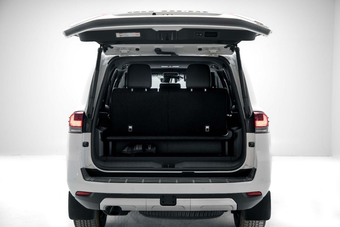 Toyota Land Cruiser GR SPORT 3.5L - Precious White Pearl Inside Black & Red | Export Only