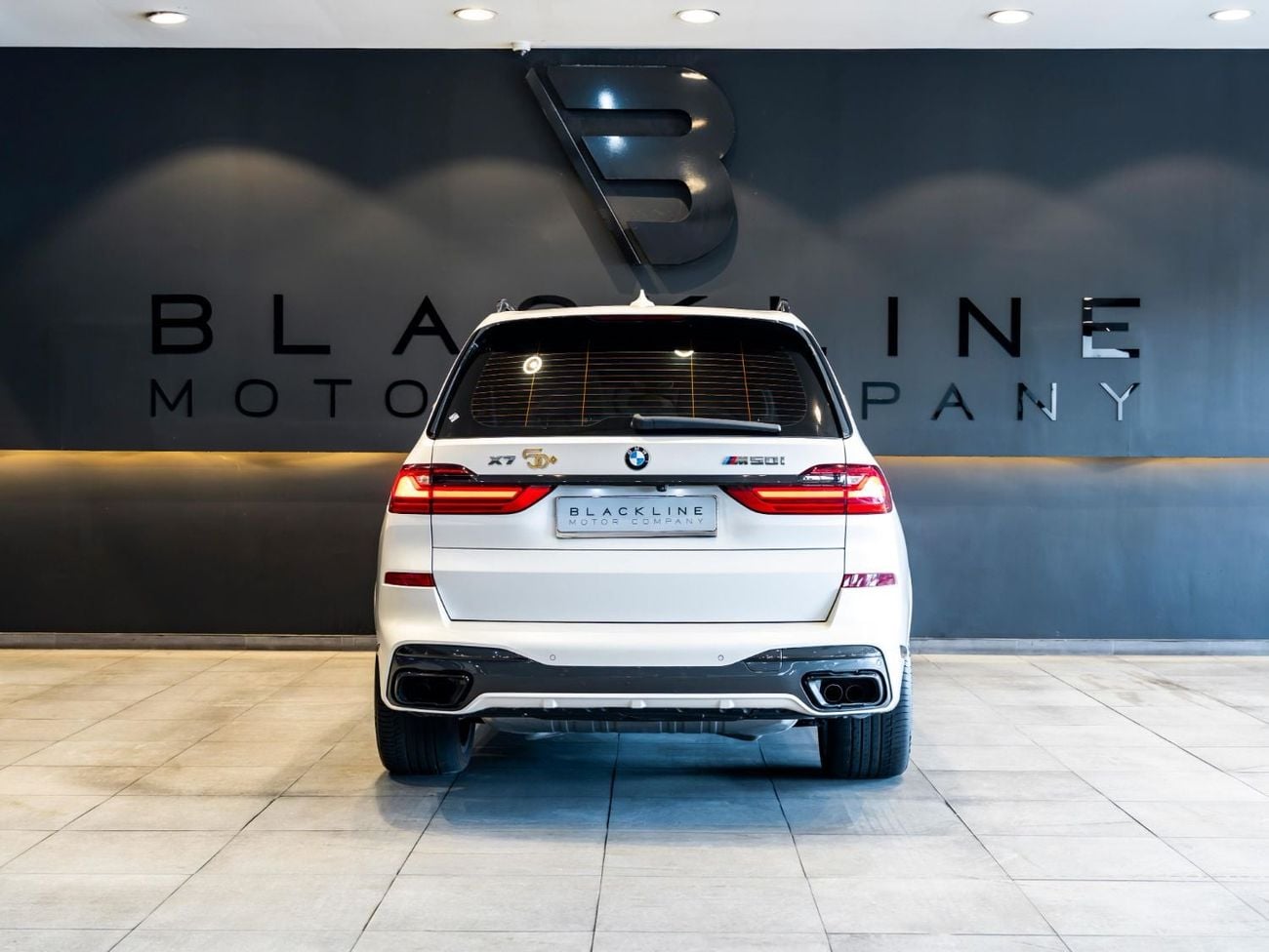 BMW X7 M50i 50 YEARS UAE EDITION BUY NOW, PAY 2027 | THE BLACKLINE STANDARD | August 2027 Warranty + Service, GCC, Low KMs