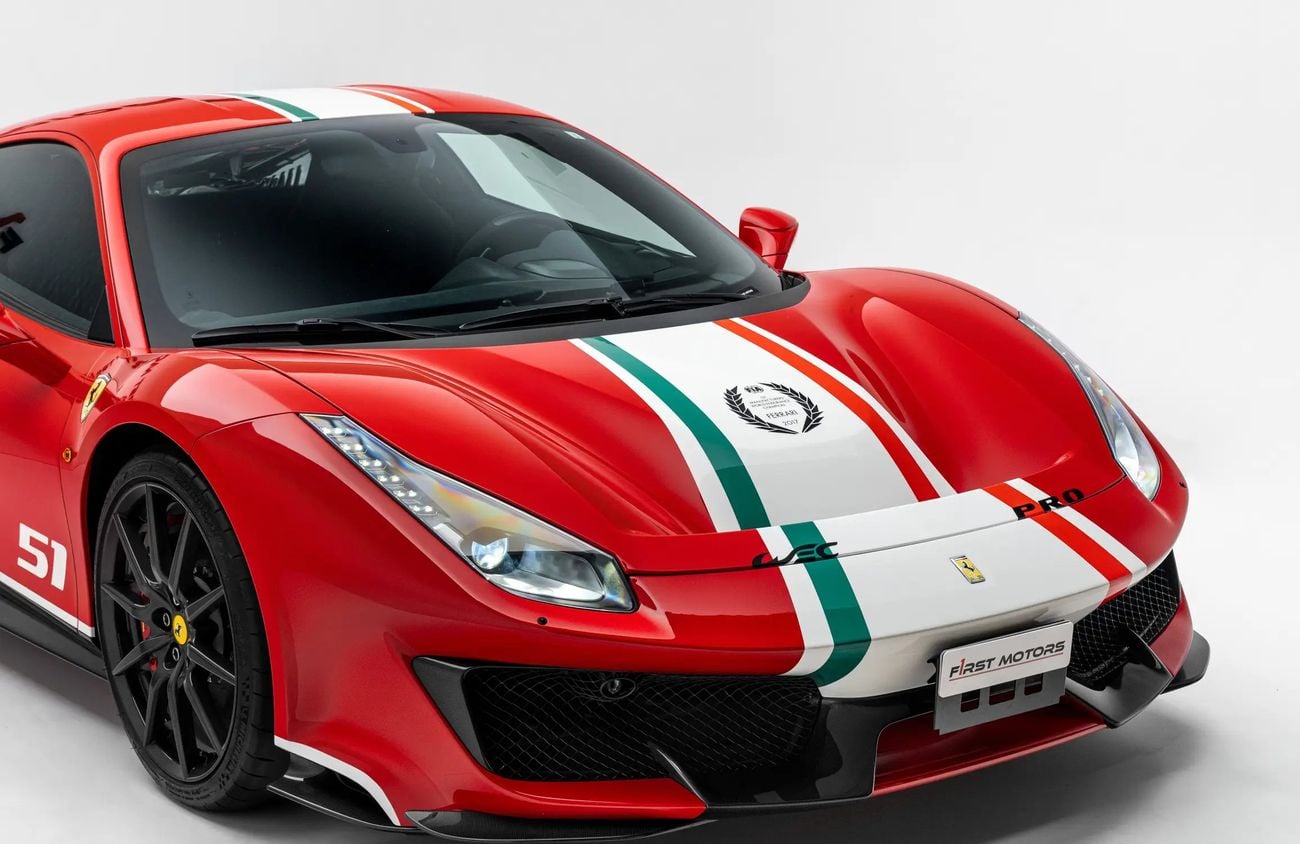 Ferrari 488 Pista High Spec 3.9L V8 Twin-Turbocharged Engine