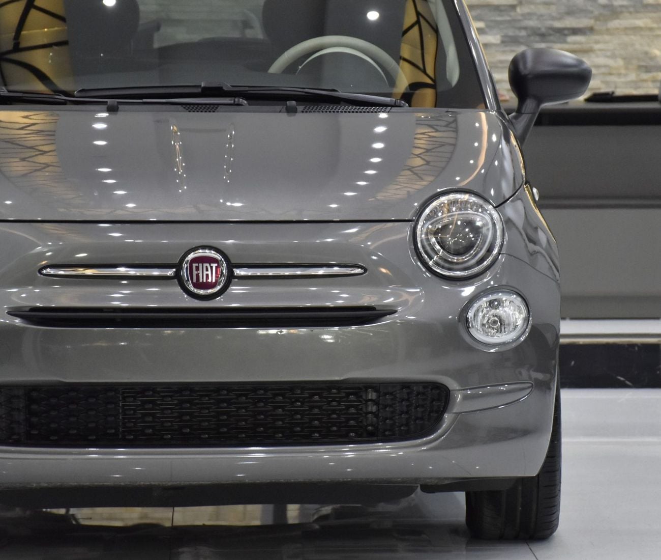 Fiat 500 DOLCEVITA EXCELLENT DEAL for our Fiat 500 Dolcevita ( 2024 Model ) in Grey Color GCC Specs