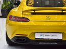 Mercedes Benz AMG GT . EXCELLENT DEAL for our Mercedes Benz AMG GTs ( 2015 Model ) in Yellow Color GCC Specs