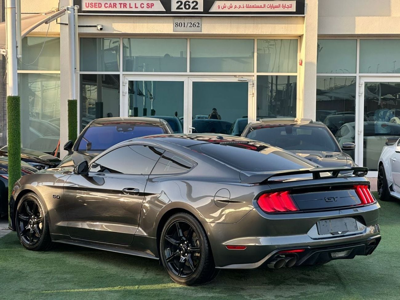 فورد موستانج GT PREMIUM فورد موستنج 5.0 بروفرمنس خليجي 2018 صبغ وكاله تشيكات وكاله بحاله ممتازه