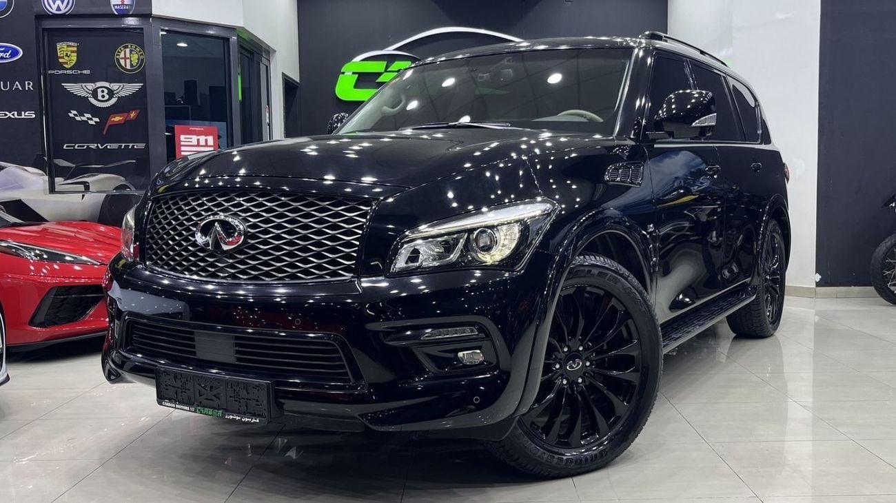 Infiniti QX80 LUXURY Infiniti QX80 2015 VERY LOW MILAGE GCC FULL DEALER SERVICE HISTORY