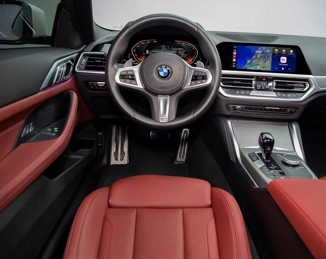 BMW 420i M SPORT FDSH • Service Contract + Warranty until • GCC