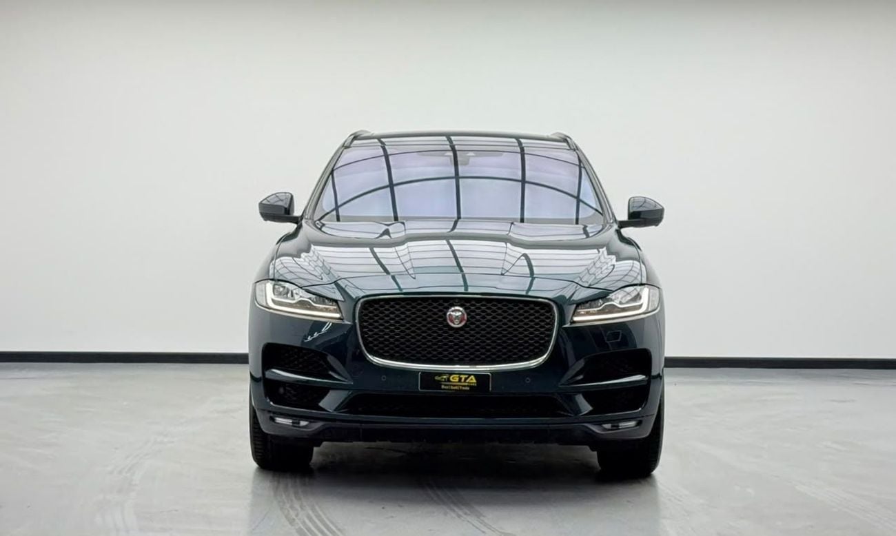 جاكوار F بيس PRESTIGE جاكوار F-Pace 25T موديل 2018، سجل صيانة كامل، كاملة المواصفات، بحالة ممتازة، خليجية