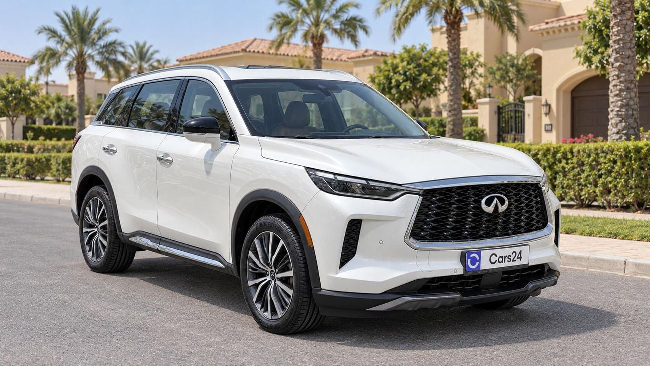 Infiniti QX60 SENSORY 2023 | AED 2225/Month | 0 DP | 30 Day Return | Warranty | Service History