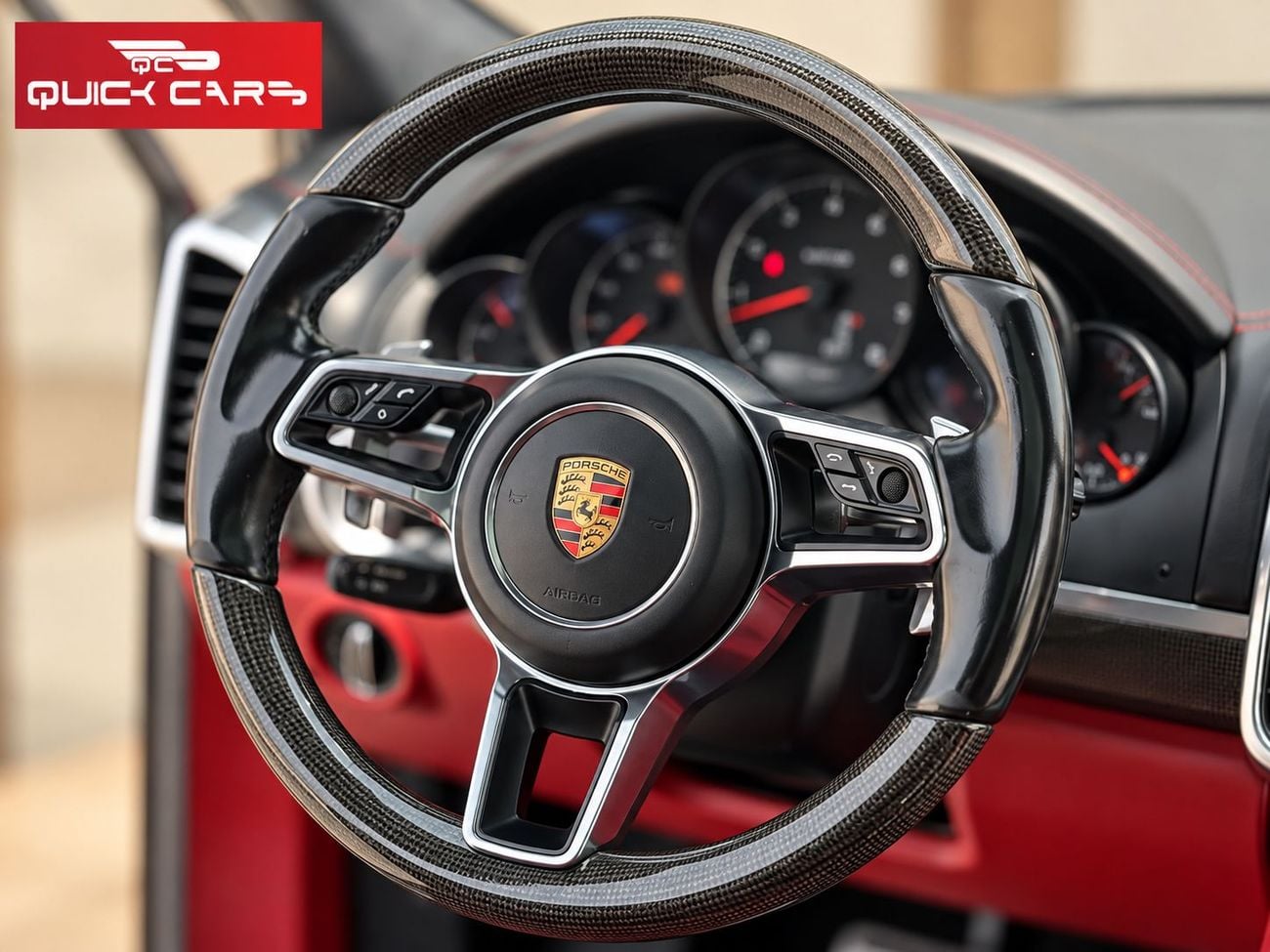 Porsche Cayenne GTS 2016 Porsche Cayenne GTS | White on Red | 169,981 km | GCC