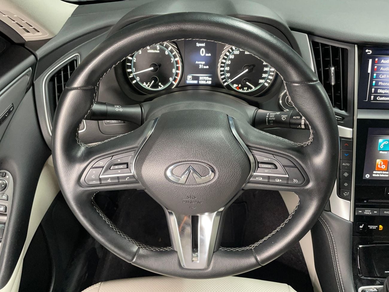 Infiniti Q50 LUXE 2024 | AED 1262/Month | 0 DP | 30 Day Return | Warranty | Service History