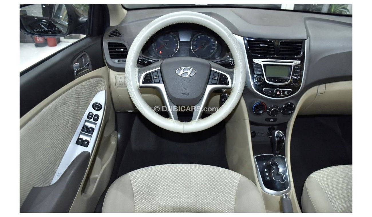 Hyundai Accent EXCELLENT DEAL for our Hyundai Accent ( 2014 Model ) in Black Color GCC Specs