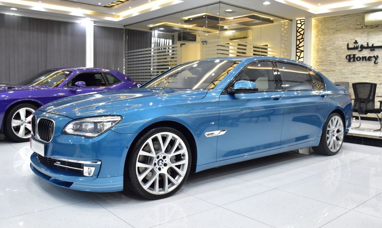 BMW 750Li INDIVIDUAL EXCELLENT DEAL for our BMW 750Li - ALPINA KIT ( 2014 Model ) in Blue Color GCC Specs