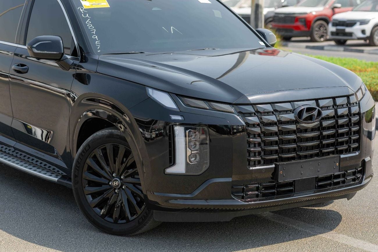 هيونداي باليساد جي إل إس كاليجرافي **هيونداي باليسيد إصدار بلاك إنك 2024 - 7 مقاعد**