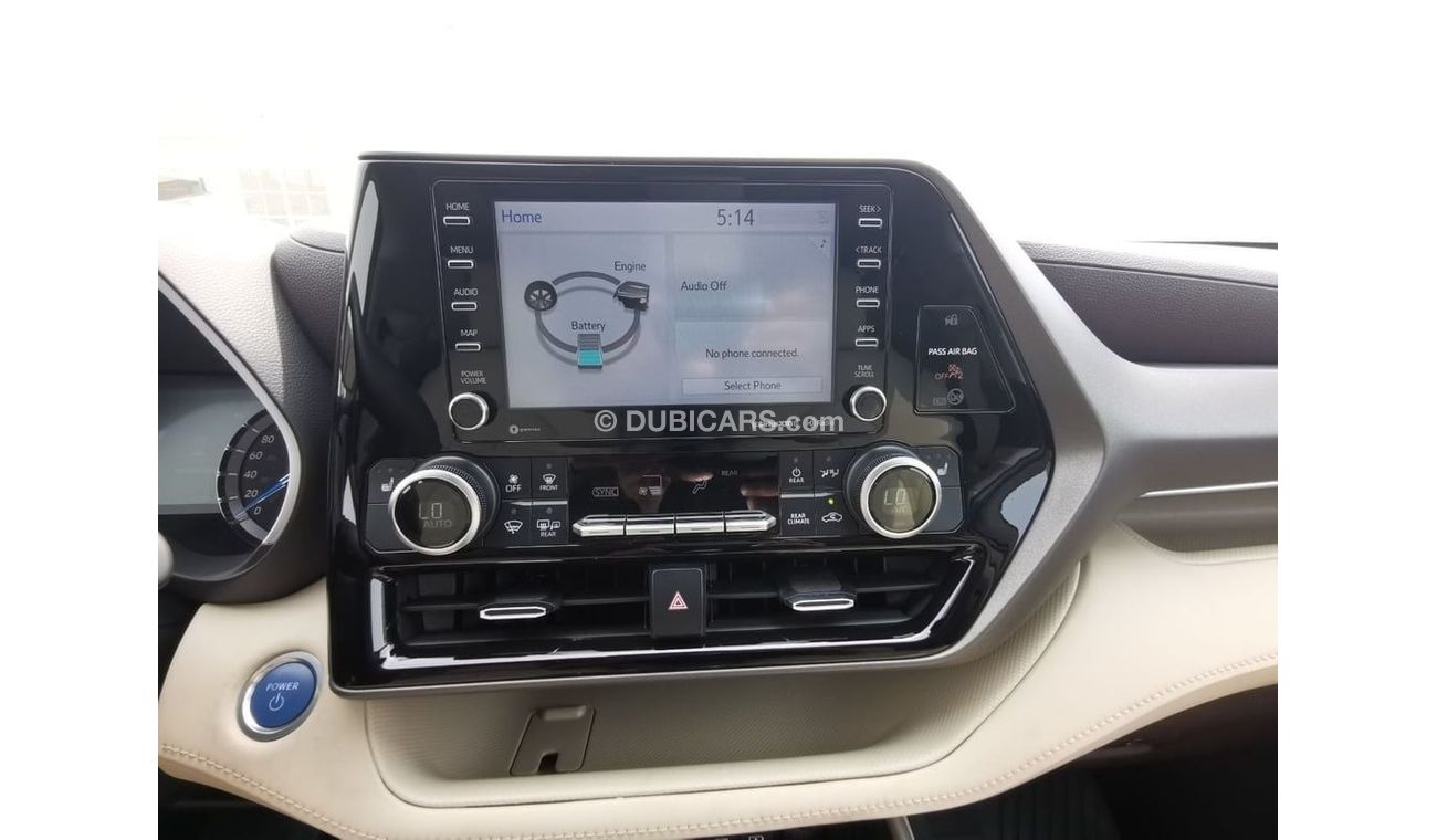 تويوتا هايلاندر Toyota Highlander XLE ( Hybrid  ) - 2021 - Dark Brown