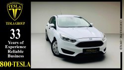 فورد فوكاس / SEDAN / EcoBoost / GCC / 2017 / WARRANTY / FULL DEALER SERVICE HISTORY!!! / 354 DHS MONTHLY!