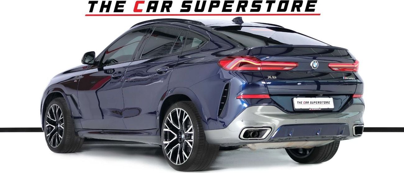 BMW X6 M50i 4.4L GCC-High Specifications-AGMC Warranty Service contract till 09/2026-M Sport Package
