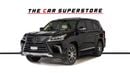 Lexus LX 570 Signature 5.7L 7 Seats-Al Futtaim Full Service History-Pearl Black Exterior Color