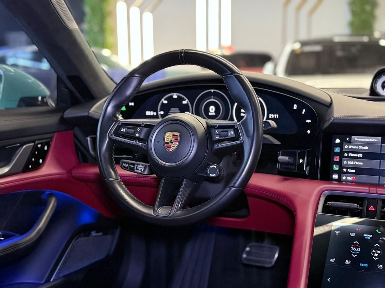 Porsche Taycan Turbo S (761 HP) 2021 Porsche Taycan Turbo S - GCC Specs - Low Mileage - Full service history - Perf
