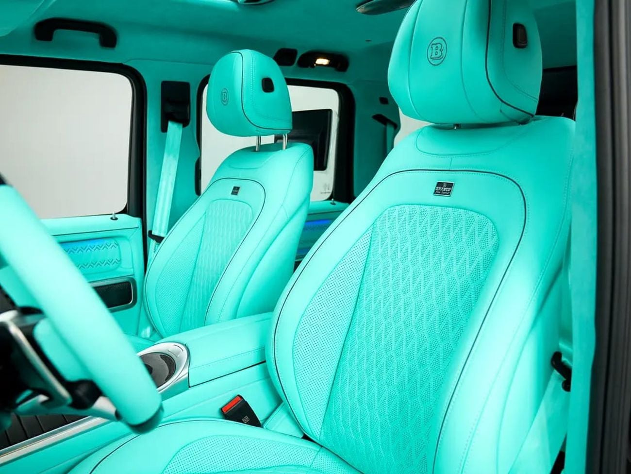 Mercedes Benz G63 AMG BRABUS G800 G63 AMG Brabus Kit | KM | Tiffany Blue Interior