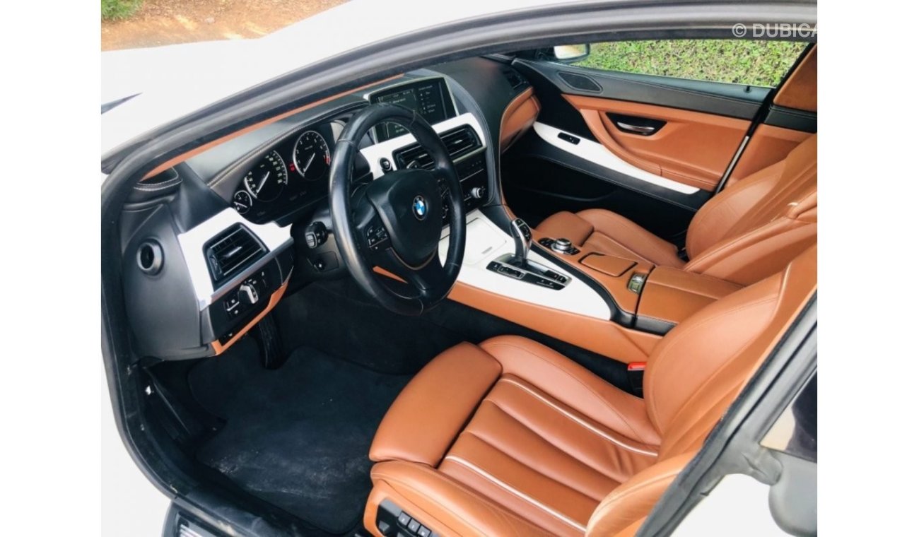 BMW 650i BMW 650 MODEL 2013 GCC CAR PERFECT CONDITION FULL OPTION PANORAMIC ROOF LEATHER SEATS 5 CAMR navigat