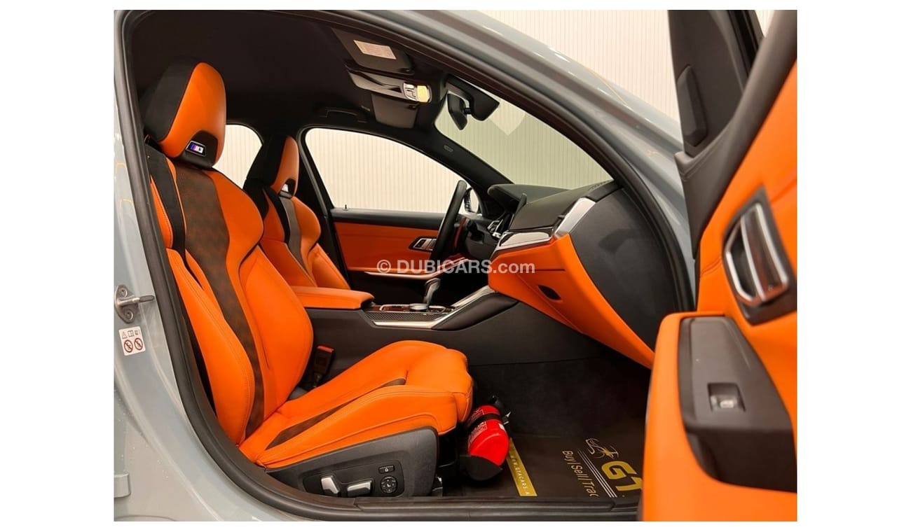 بي أم دبليو M3 2022 BMW M3 Competition, February 2027 BMW Warranty + Service Contract, Full Options, Low Kms, GCC