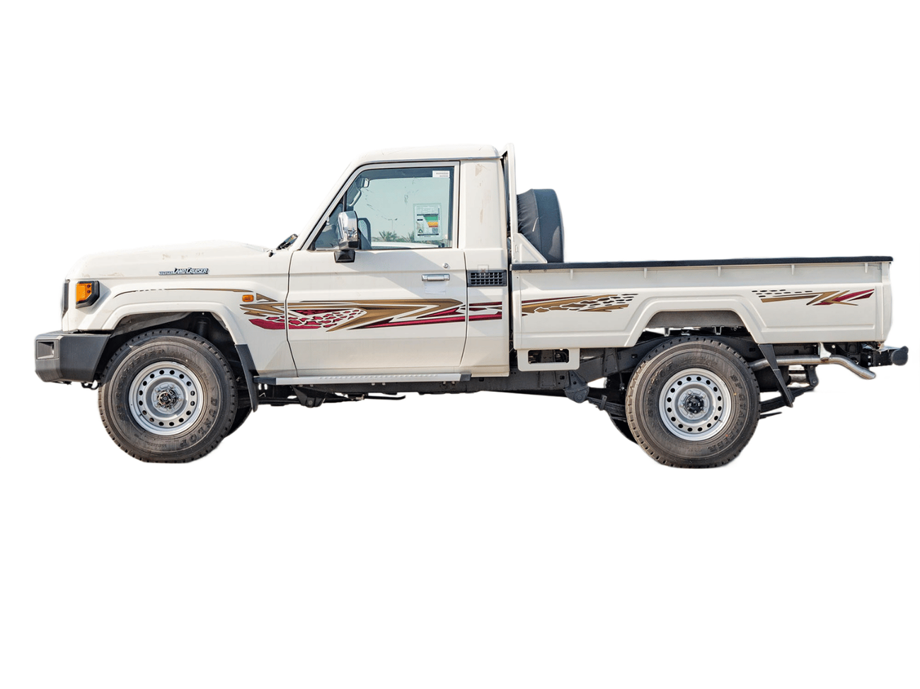 تويوتا لاند كروزر بيك آب ECTCGA002 – 2025 Toyota LC79 Single Cab Pick Up - 2.8L Diesel Auto - Mid - White with Beige Interior