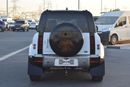 لاند روفر ديفندر 2021Model 2.0 petrol Engine full option tap of the range colour white Transmission Automatic Interio