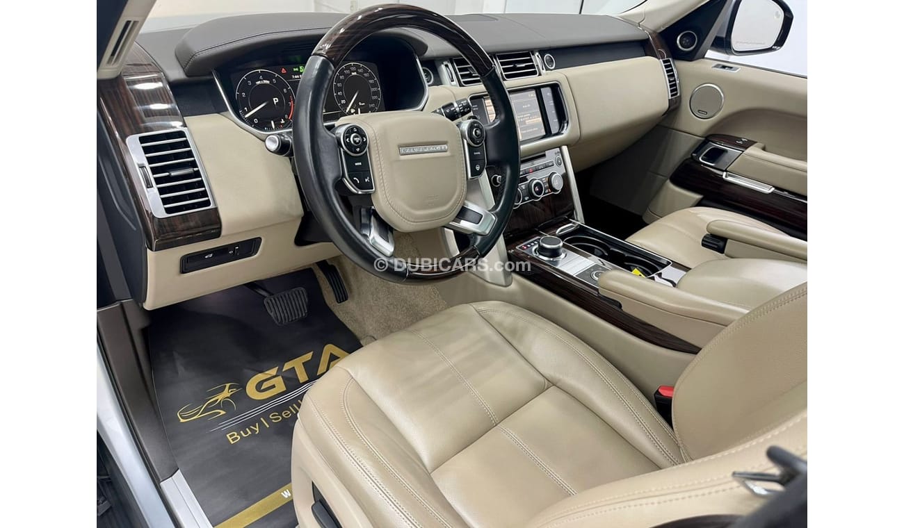 Land Rover Range Rover 2014 Range Rover Vogue SE Supercharged, Range Rover Service History, GCC