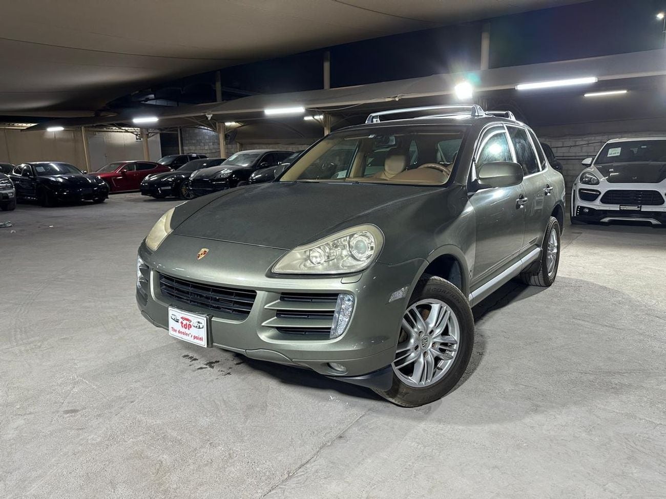Porsche Cayenne PORSCHE CAYENNE S 2008 4.8L | RARE OLIVE GREEN EXTERIOR | PANORAMIC ROOF | BEIGE INTERIOR