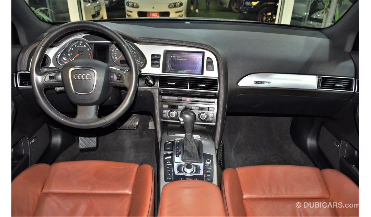 أودي A6 VERY LOW MILEAGE ONLY ( 50,000 KM ) PERFECT CONDITION Audi A6 S-Line V6 3.2 QAUTTRO 2008 Model