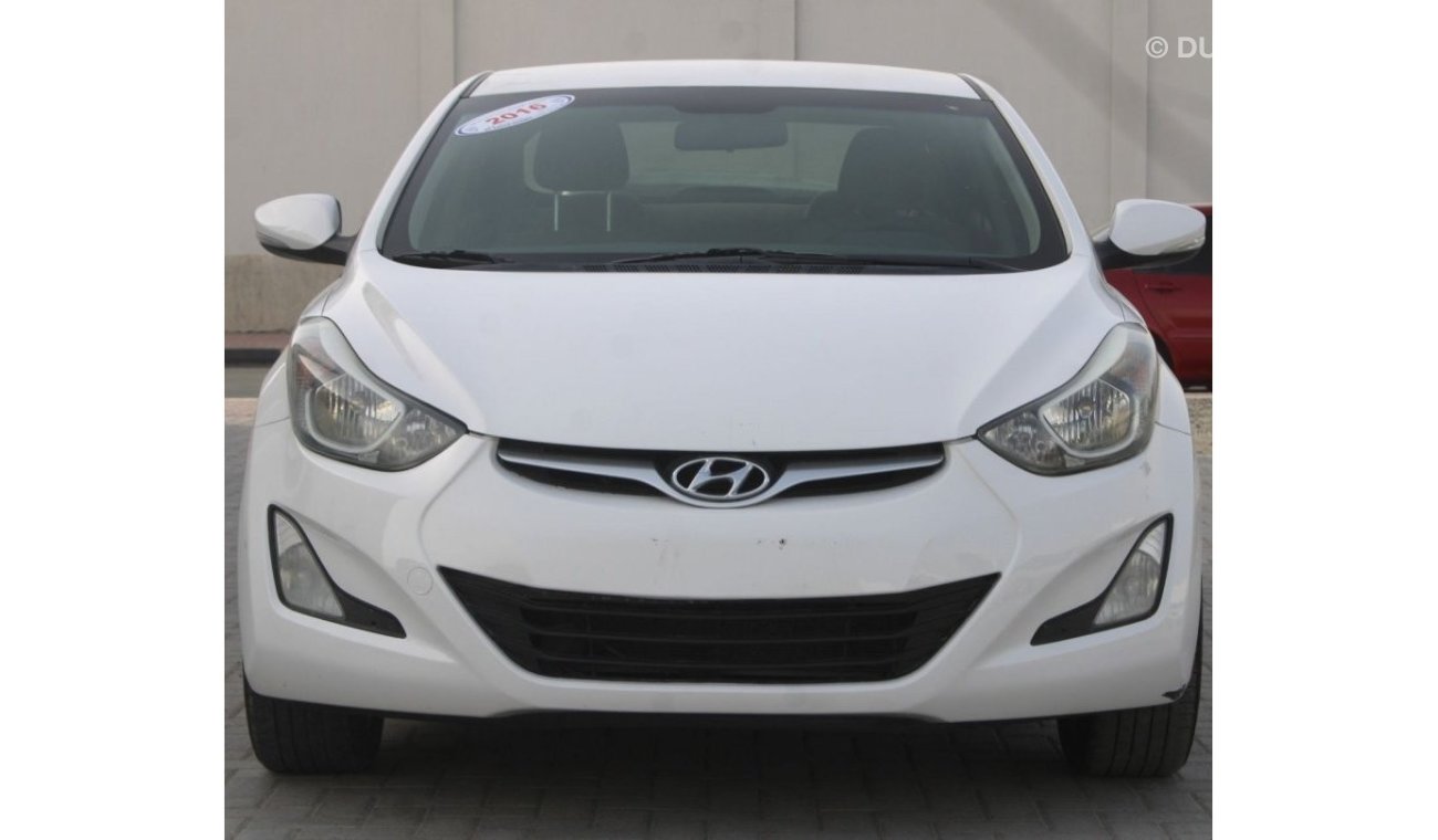 Hyundai Elantra HYUNDAI ELANTRA 2016 WHITE GCC 1.6 EXCELLENT CONDITION WITHOUT ACCIDENT