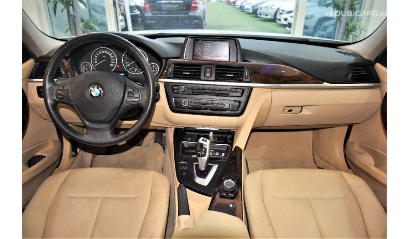 BMW 320i ORIGINAL PAINT ( صبغ وكاله ) BMW 320i 2015 Model!! in White Color! GCC Specs