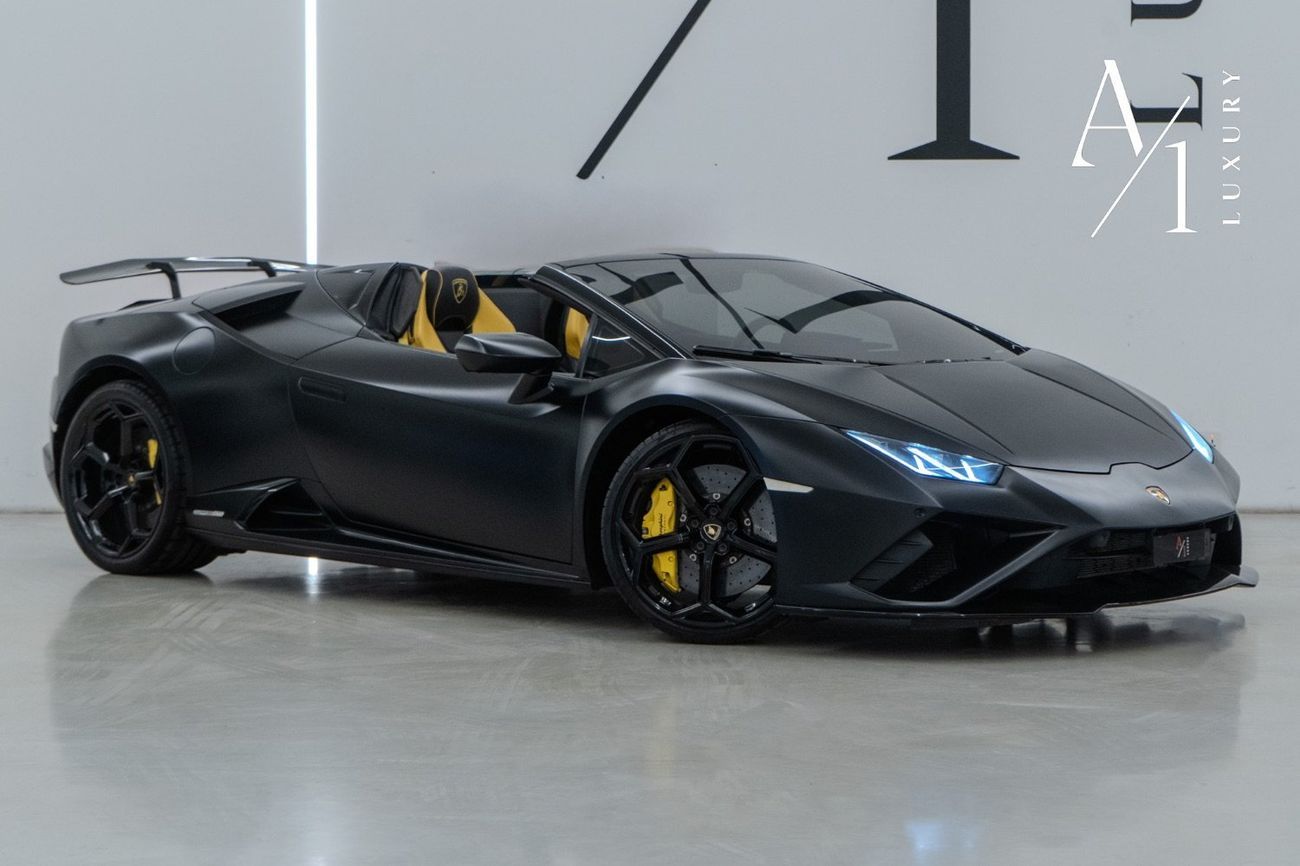 لامبورغيني هوراكان ايفو سبايدر 2021 Lamborghini Huracan Spyder EVO, Warranty, Full Service History, Excellent Condition,GCC Spec