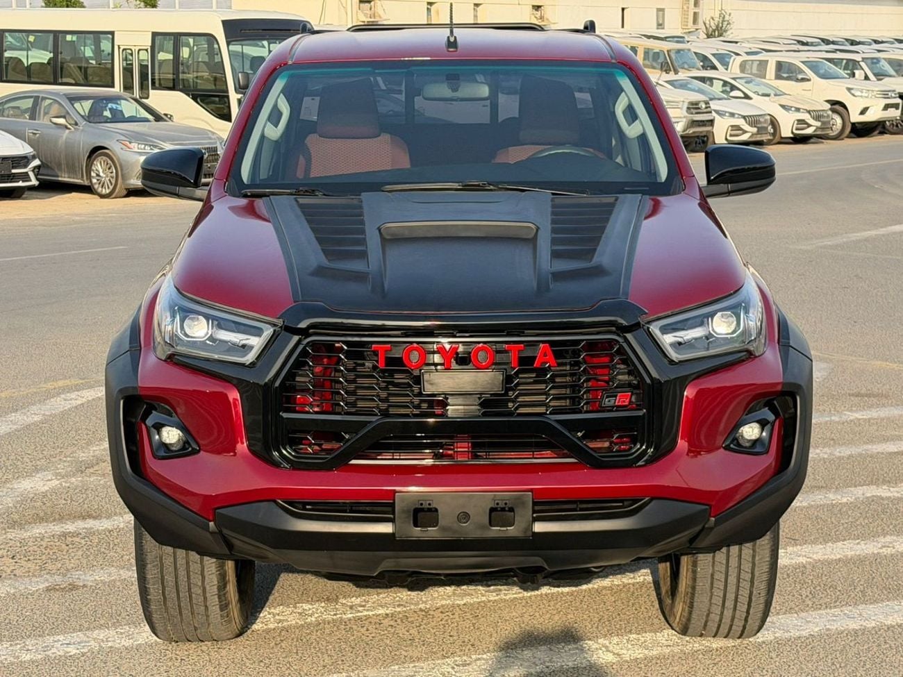 تويوتا هيلوكس 2022 Toyota Hilux GR Sports Modified - 2.7L V4 AWD - Full Off Road Rollbar - Rear CAM & Multi Media
