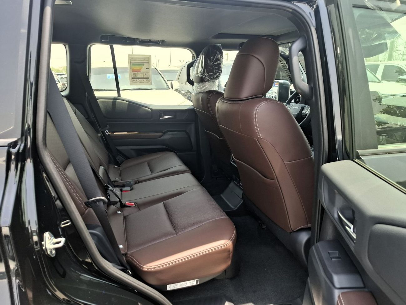 Toyota Prado Toyota Prado Luxury 2.4L 2025 GCC Black inside Brown Petrol Radar (Export Only)