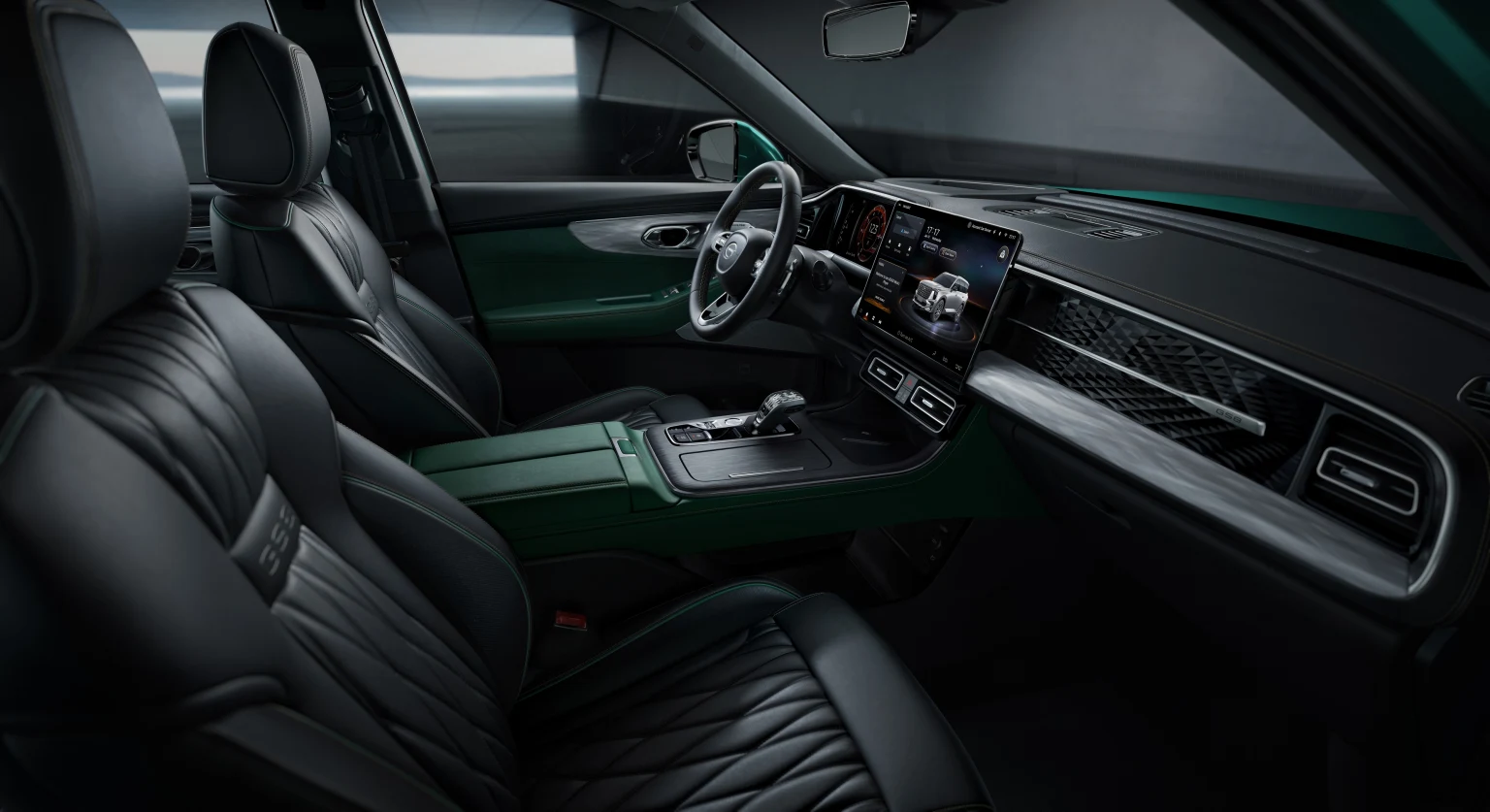 GAC GS8 interior - Front Seats
