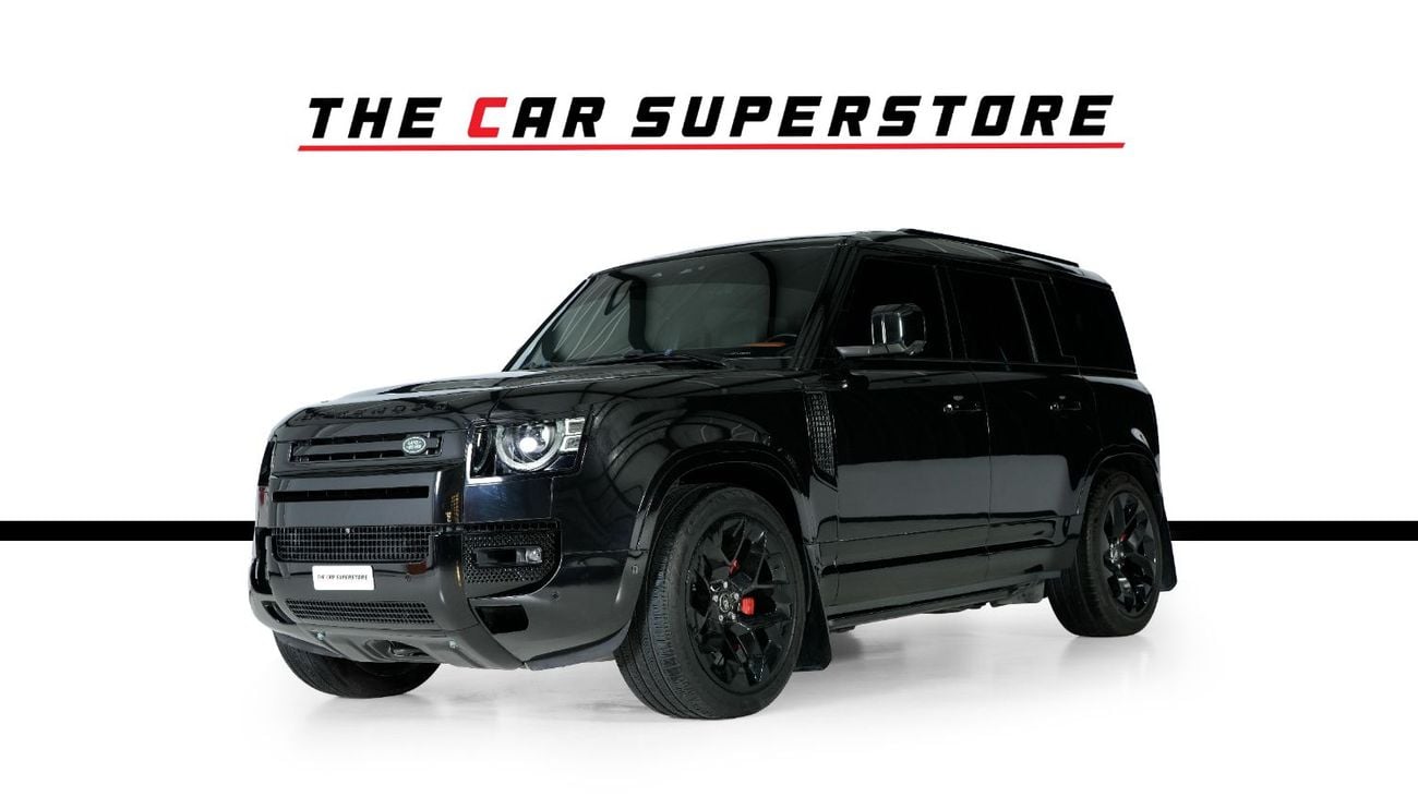 Land Rover Defender 110 X P400 GCC-Black Pack-22 Inch KHAN Rims-High Specifications