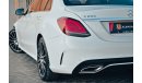 مرسيدس بنز C200 AMG | 3,327 P.M  | 0% Downpayment | Exceptional Condition!