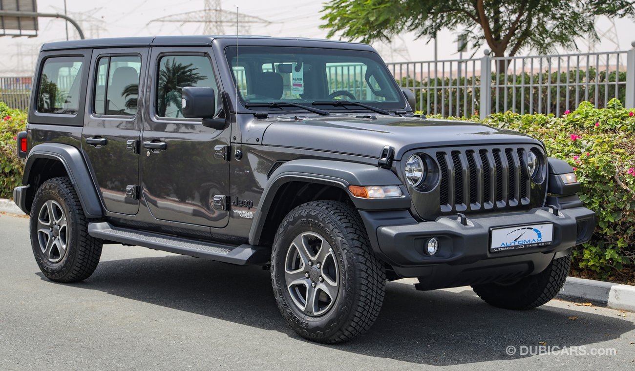 Jeep Wrangler Unlimited Sport Plus V6 3.6L , GCC , 2021 , 0Km , W/3 Yrs or 60K Km WNTY @Official Dealer