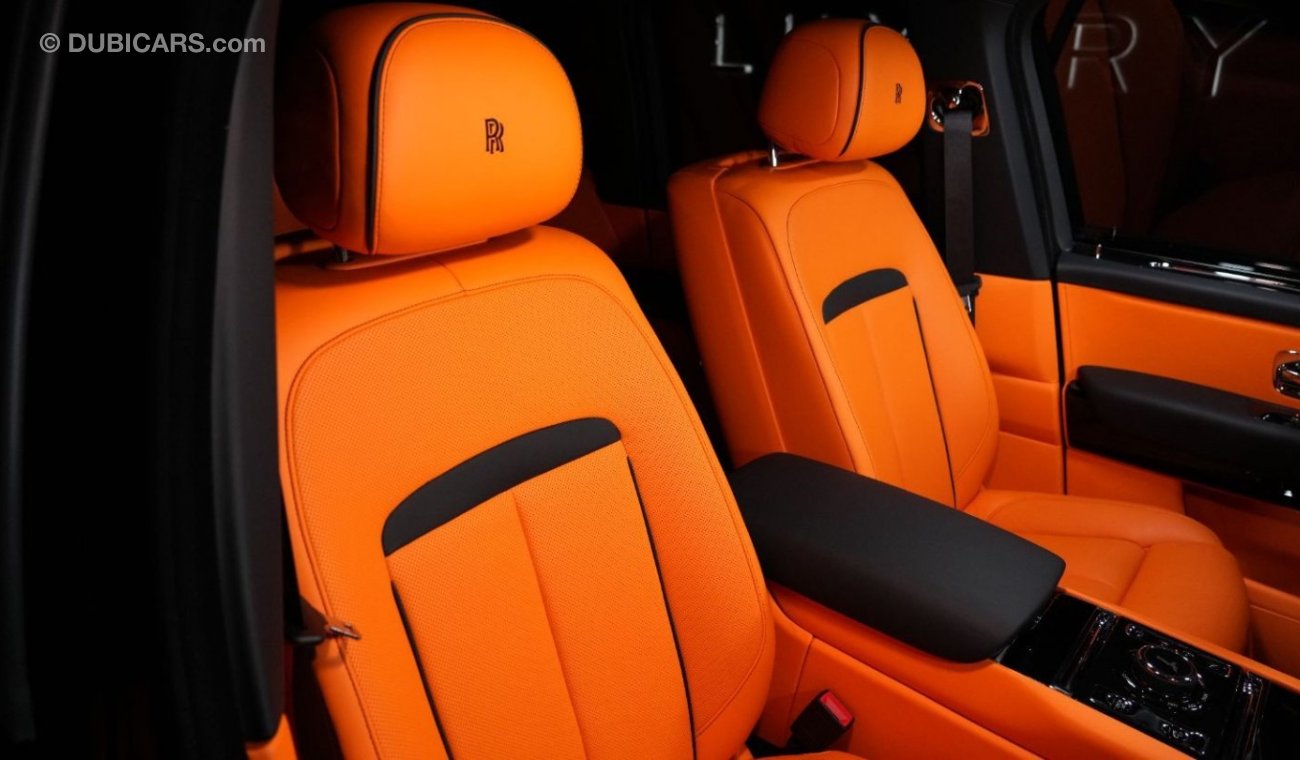 رولز رويس كولينان Onyx Concept | Onyx 24 Forged Rims | Diamond Black | Interior Orange