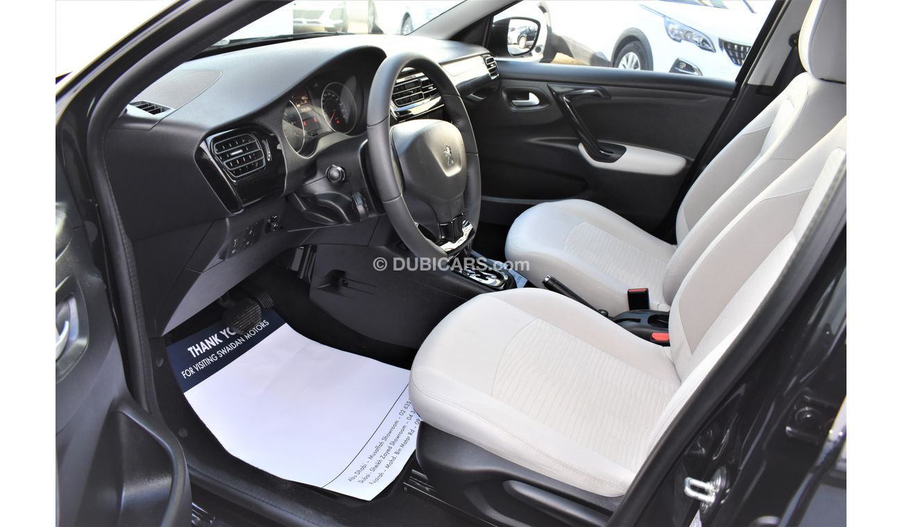 بيجو 301 1.6L LOW MILEAGE ALLURE 2020 GCC SPECS AGENCY WARRANTY UP TO 2025 OR 100000KM