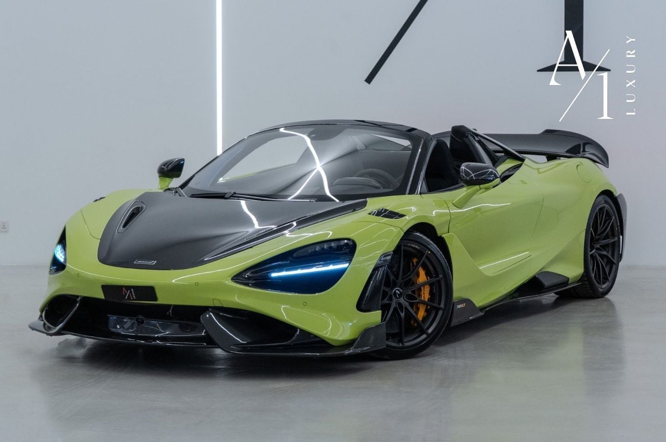 McLaren 765LT Spider 2022 Mclaren, 765LT Spyder, MSO Option, With Warranty, Carbon Fibre Package, Fully Loaded, GCC Spec